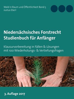 cover image of Niedersächsisches Forstrecht. Studienbuch für Anfänger